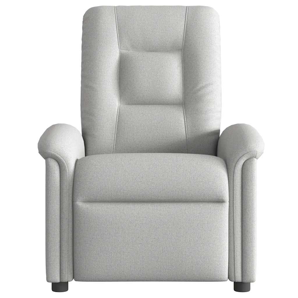 vidaXL Fauteuil relax gris nuage en tissu