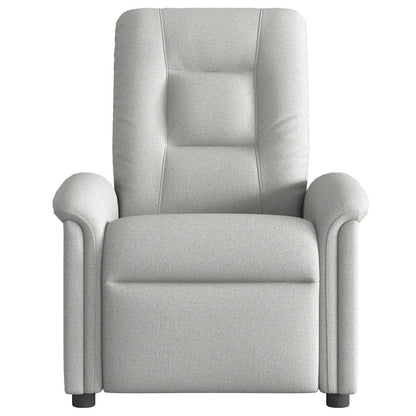 vidaXL Fauteuil relax gris nuage en tissu