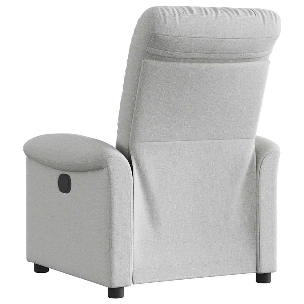 vidaXL Fauteuil relax gris nuage en tissu