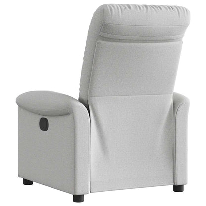 vidaXL Fauteuil relax gris nuage en tissu