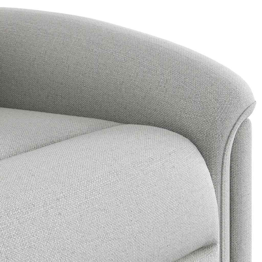 vidaXL Fauteuil relax gris nuage en tissu