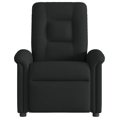 vidaXL Fauteuil de massage en tissu noir