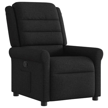 vidaXL Fauteuil de relaxation noir en tissu