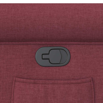 Relaxsessel Weinrot Stoff