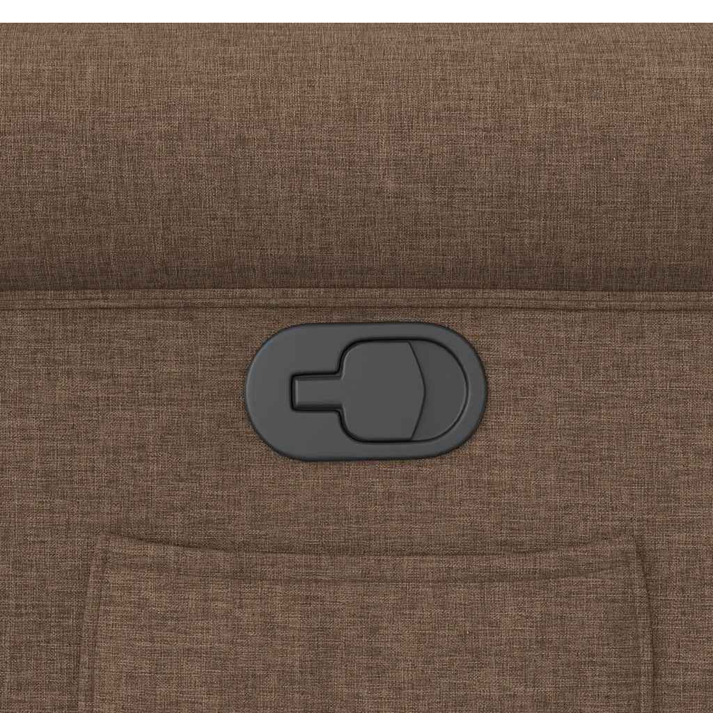 Relaxsessel Braun Stoff