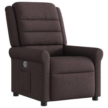vidaXL Relaxsessel Dunkelbraun Stoff