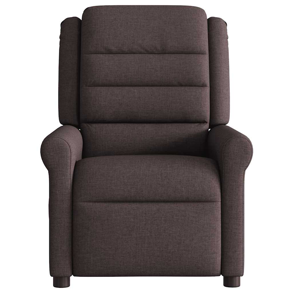 vidaXL Relaxsessel Dunkelbraun Stoff