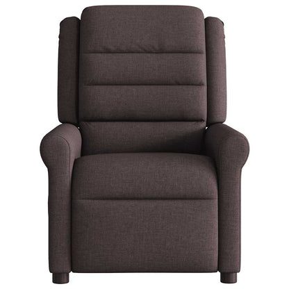 vidaXL Relaxsessel Dunkelbraun Stoff