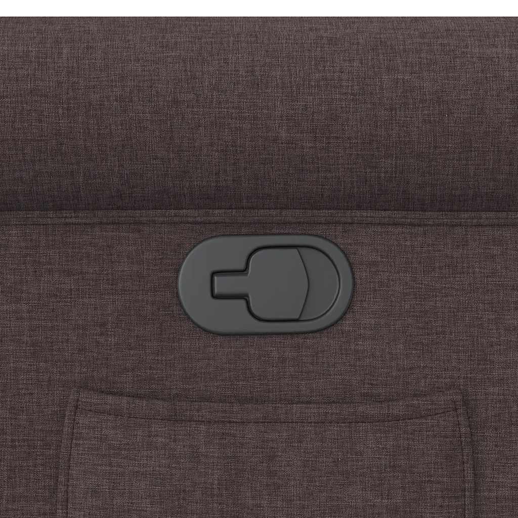 vidaXL Relaxsessel Dunkelbraun Stoff