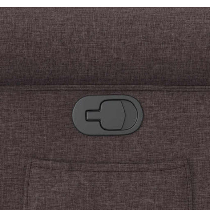 vidaXL Relaxsessel Dunkelbraun Stoff