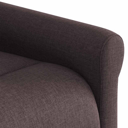 vidaXL Relaxsessel Dunkelbraun Stoff