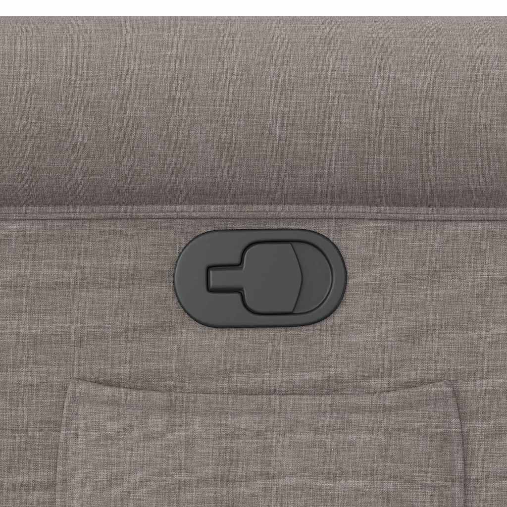 Relaxsessel Taupe Stoff