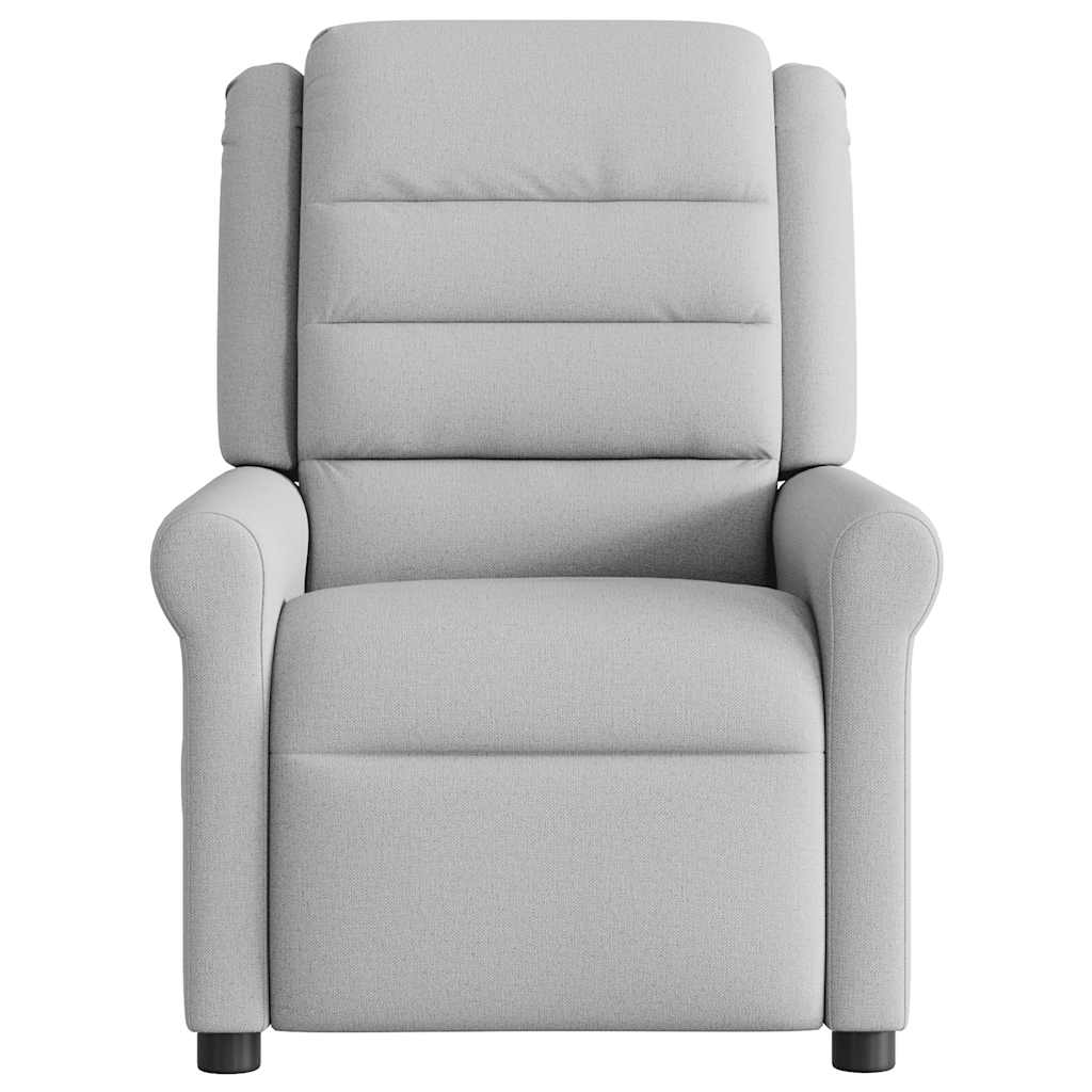 vidaXL Massagesessel Wolkengrau Stoff