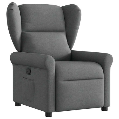 vidaXL Relaxsessel Dunkelgrau Stoff