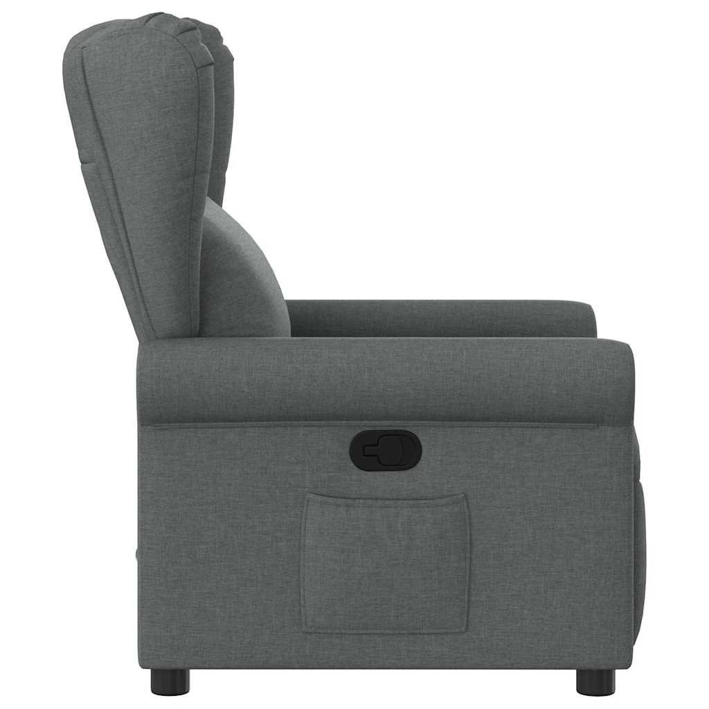 vidaXL Relaxsessel Dunkelgrau Stoff
