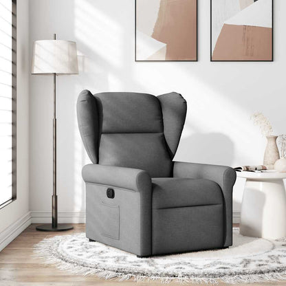 vidaXL Relaxsessel Dunkelgrau Stoff