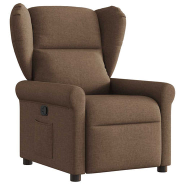 vidaXL Relaxsessel Braun Stoff