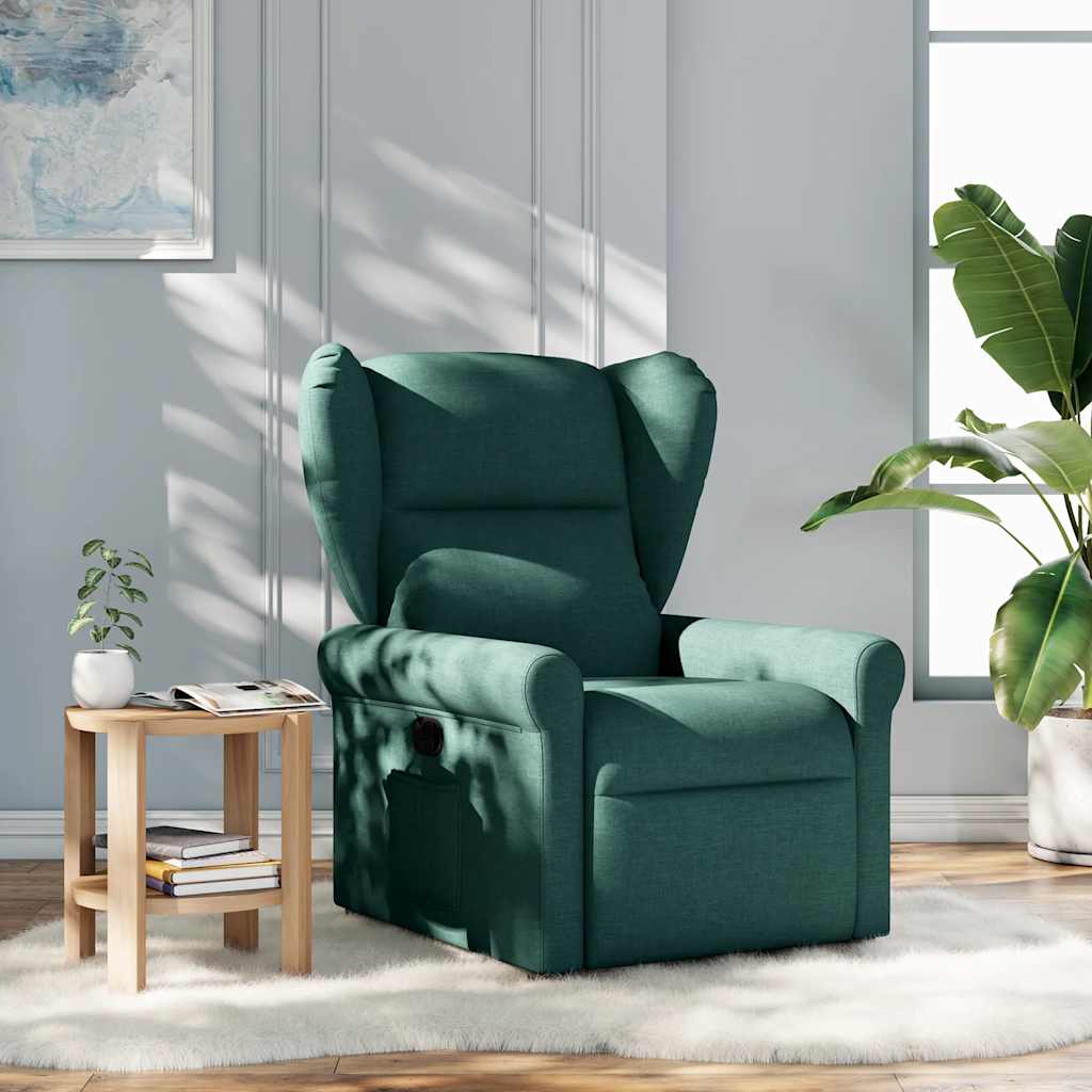vidaXL Relaxsessel Dunkelgrün Stoff