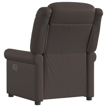 vidaXL Relaxsessel Glänzend Braun Kunstleder