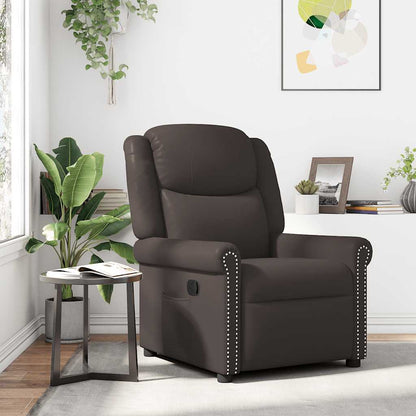 vidaXL Relaxsessel Glänzend Braun Kunstleder