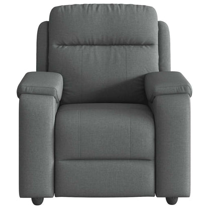 vidaXL Fauteuil de relaxation gris foncé en tissu