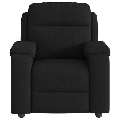 vidaXL Fauteuil de relaxation noir en tissu