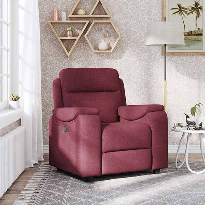 vidaXL Relaxsessel Weinrot Stoff