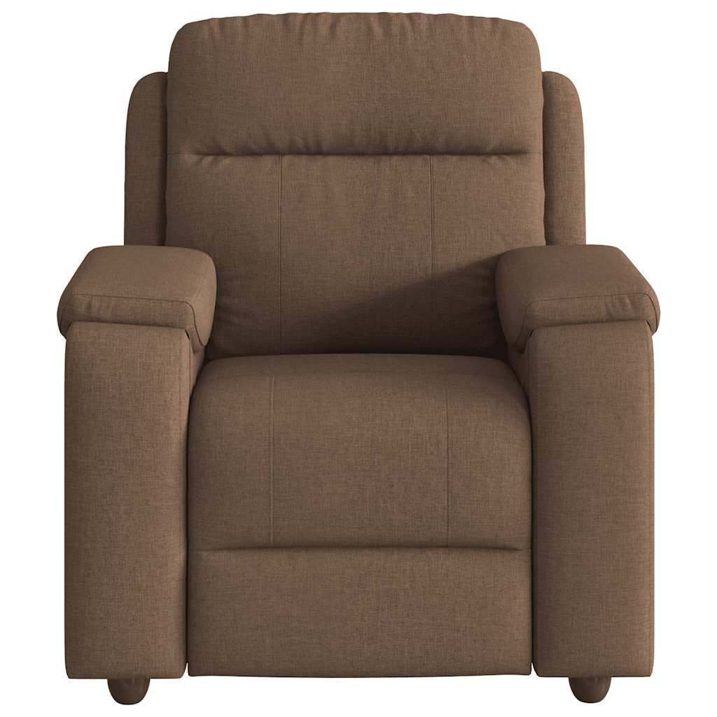 vidaXL Relaxsessel Braun Stoff