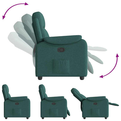 vidaXL Relaxsessel Dunkelgrün Stoff