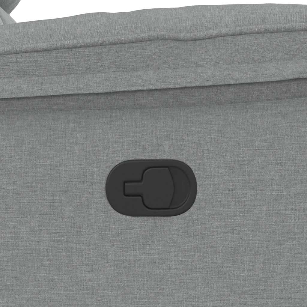 Relaxsessel Hellgrau Stoff