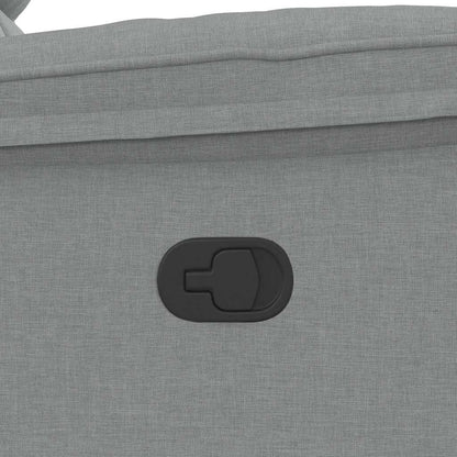 Relaxsessel Hellgrau Stoff