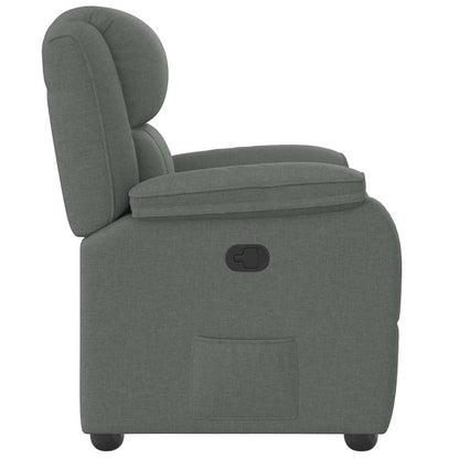 vidaXL Relaxsessel Dunkelgrau Stoff