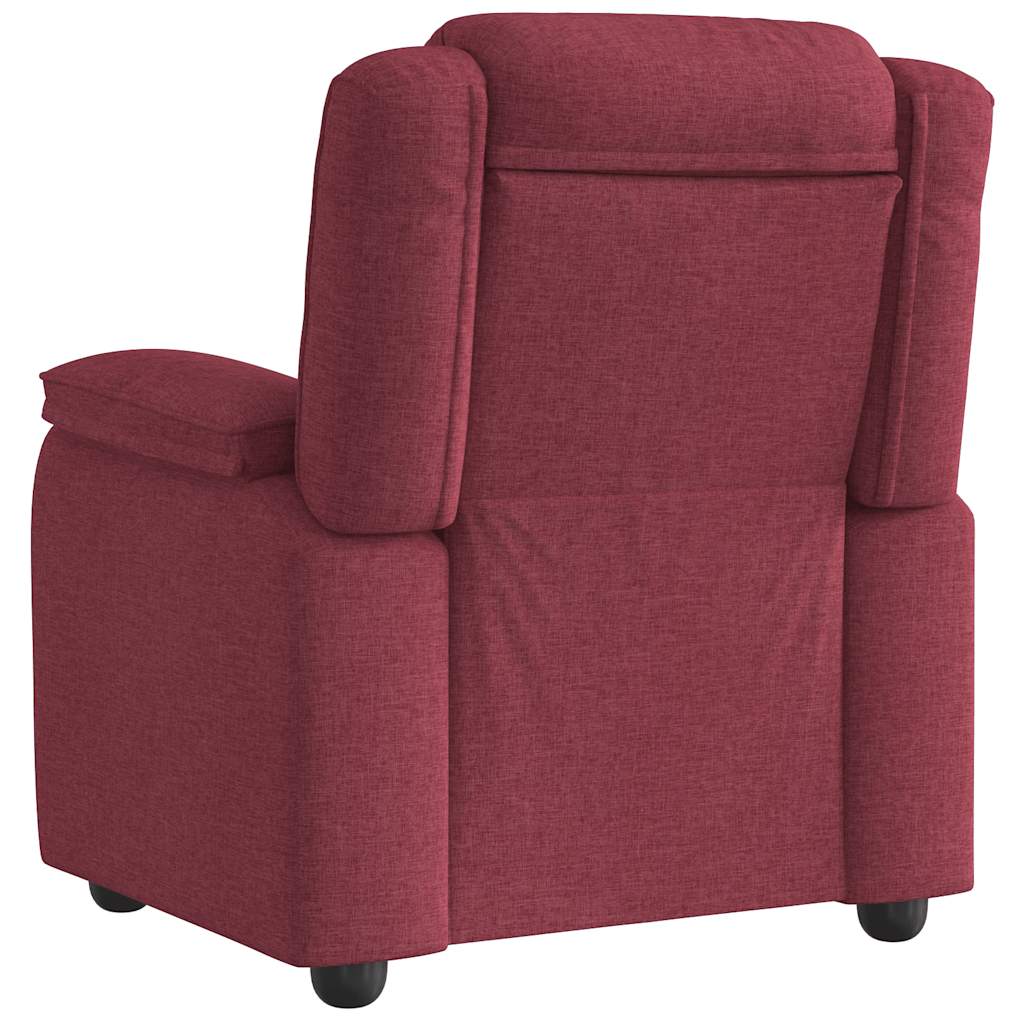 vidaXL Relaxsessel Weinrot Stoff