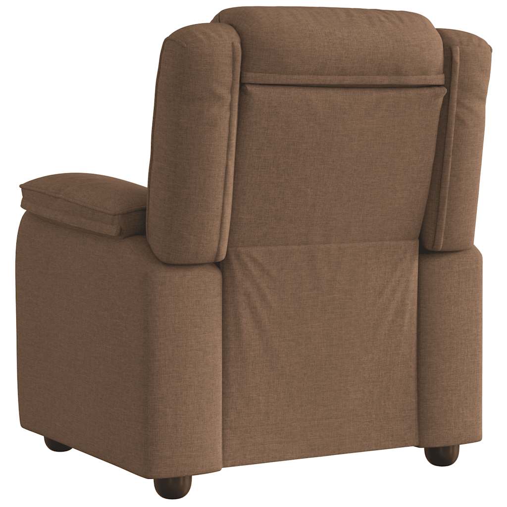 vidaXL Relaxsessel Braun Stoff