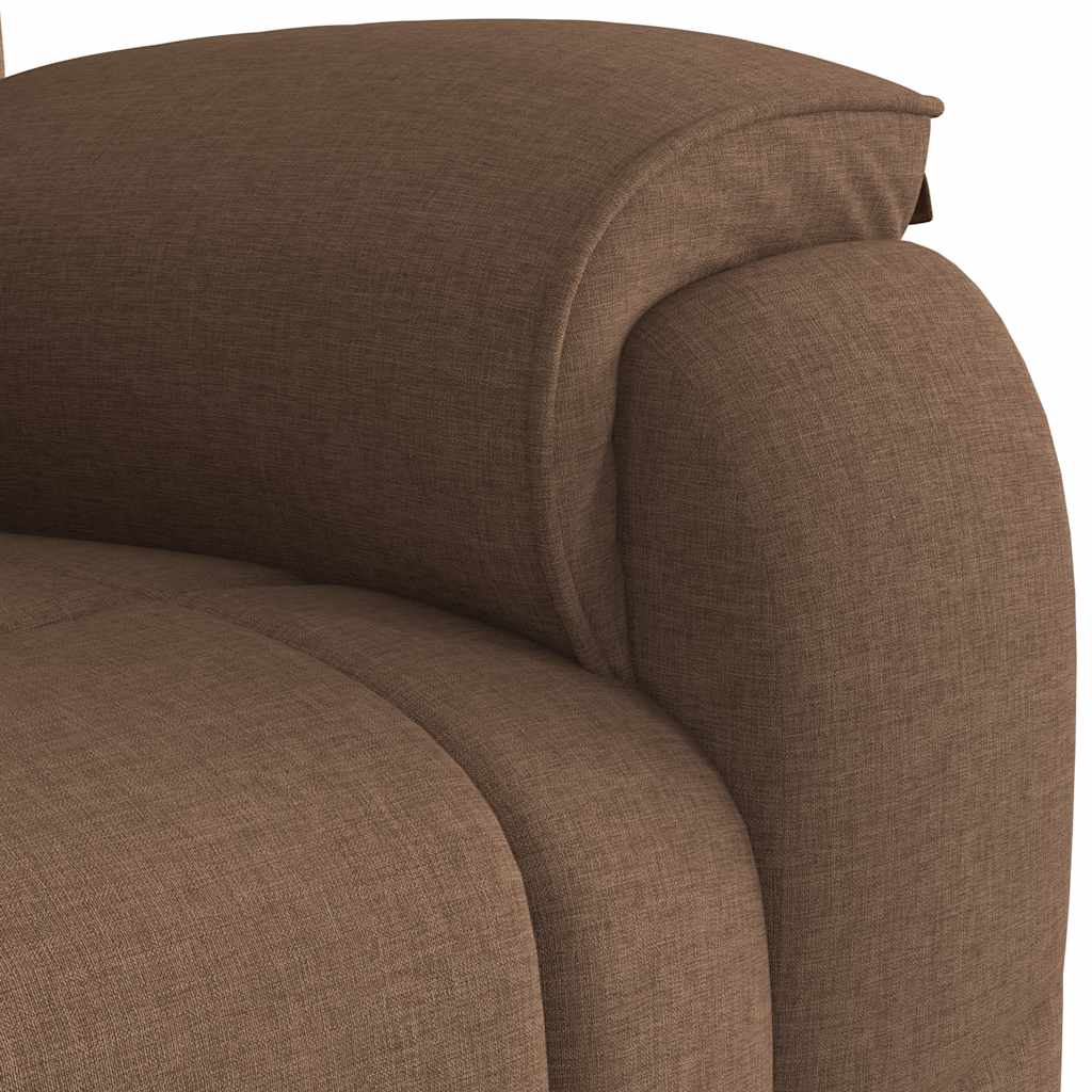 vidaXL Relaxsessel Braun Stoff