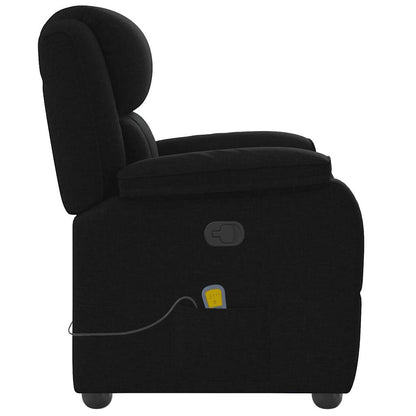 vidaXL Massagesessel Schwarz Stoff