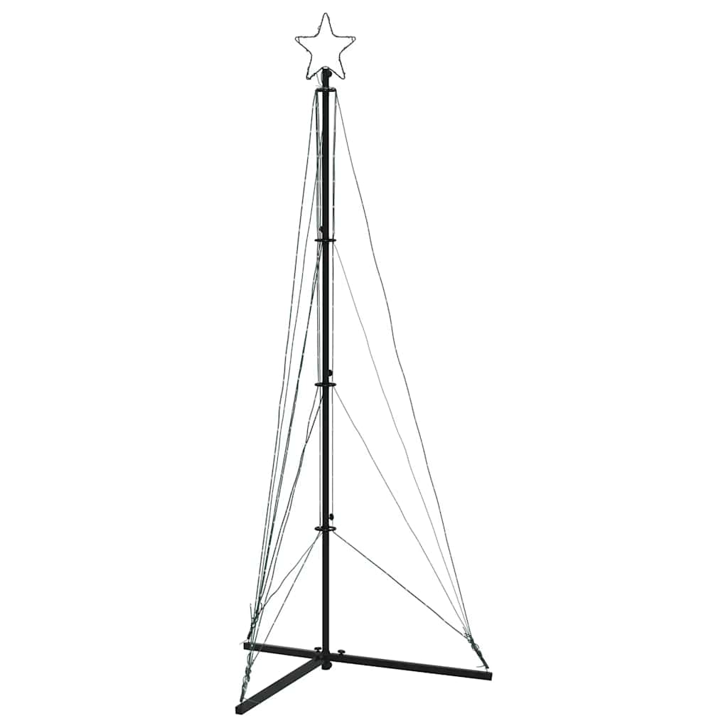 vidaXL Sapin de Noël LED 363 LED Blanc froid 182 cm
