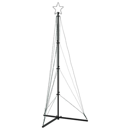 vidaXL Sapin de Noël LED 363 LED Blanc froid 182 cm
