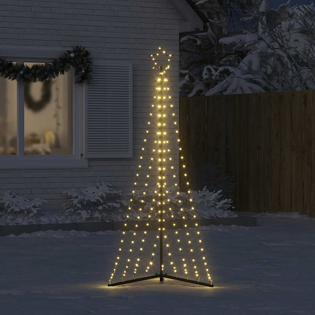 vidaXL LED Weihnachtsbaum 339 LEDs Warmweiß 182 cm