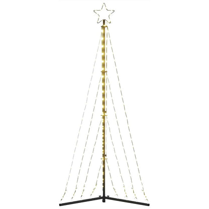 vidaXL LED Weihnachtsbaum 339 LEDs Warmweiß 182 cm