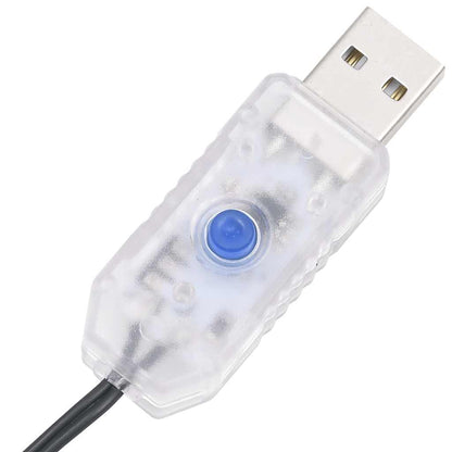 vidaXL LED Weihnachtsbaum 339 LEDs Warmweiß 182 cm