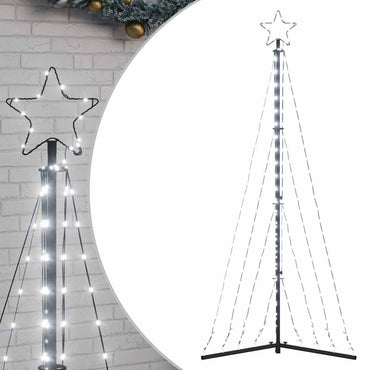 vidaXL Sapin de Noël à LED 339 LED Blanc froid 182 cm