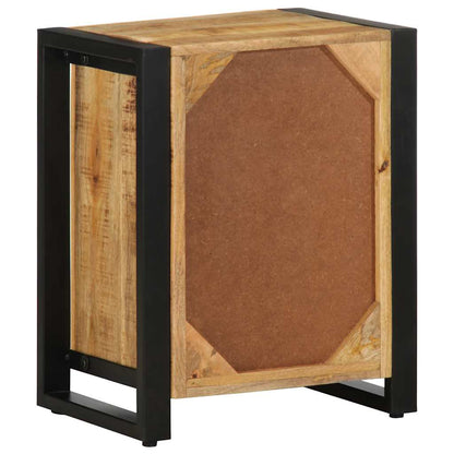 vidaXL Nachttisch 40x30x50 cm Raues Mango-Massivholz