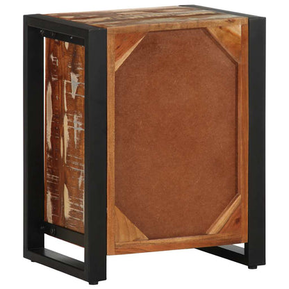 vidaXL Nachttisch Mehrfarbig 40x30x50 cm Altholz Massiv