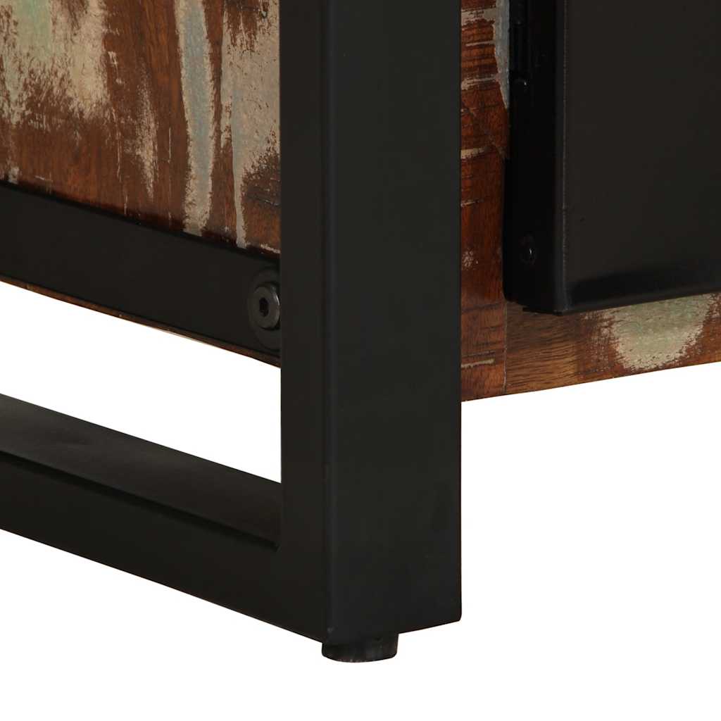 vidaXL Nachttisch Mehrfarbig 40x30x50 cm Altholz Massiv