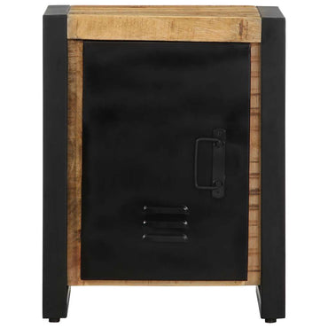 vidaXL Nachttisch 40x30x51 cm Raues Mangoholz