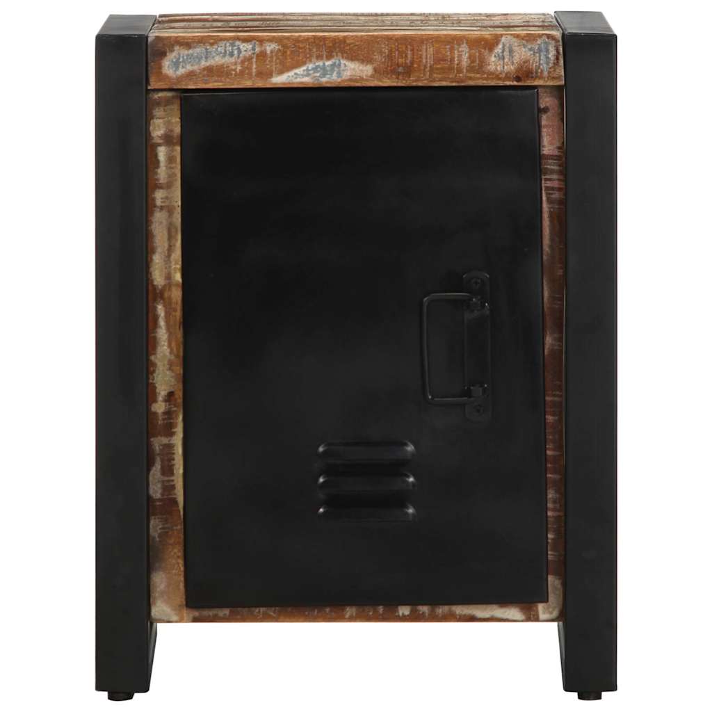 vidaXL Nachttisch Mehrfarbig 40x30x51 cm Altholz Massiv