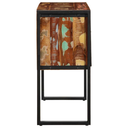 vidaXL Konsolentisch Mehrfarbig 90x35x75 cm Altholz Massiv