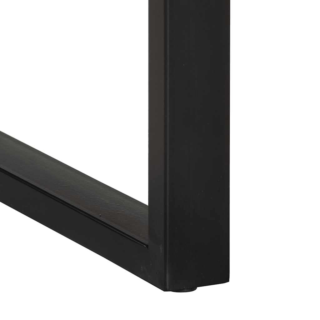 vidaXL Konsolentisch Mehrfarbig 90x35x75 cm Altholz Massiv