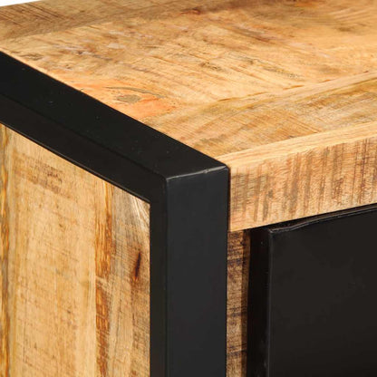 vidaXL Schubladenschrank 50x35x70 cm Raues Massivholz Mango
